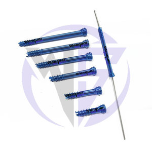 Kit de vis orthopédiques en titane Herbert 3,5 mm (14/40 mm) avec tournevis bleu, instruments chirurgicaux OEM - Product Image 4