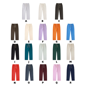 Pantalon de jogging décontracté pour homme, coupe droite, en molleton épais, motif, grandes tailles, en tissu French Terry – Nouvelle collection très prisée - Product Image 4
