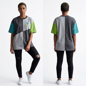 เสื้อยืดโอเวอร์ไซส์ผู้หญิง ทรงเข้ารูป คอกลม ขายส่ง แฟชั่นสุดฮิต ผ้าฝ้าย 100% แขนสั้น พิมพ์ลายโลโก้ คุณภาพสูง ระบายอากาศได้ดี - Product Image 3