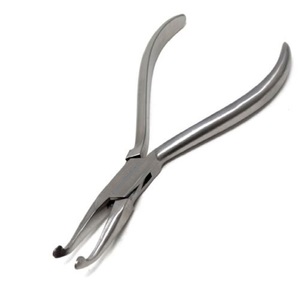 Alicates de Ortodoncia de Alta Calidad para Doblar Alambres Quirúrgicos, 14 cm, Curvos, Punta Serrada Howe, Manuales, Reutilizables, Certificación CE Clase I - Product Image 1