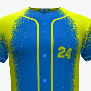 Nuevo Estilo de Camiseta de Béisbol, Diseño Personalizado, Tela Transpirable, Ropa Deportiva, MOQ Bajo, Uniforme de Equipo al por Mayor - Product Image 5