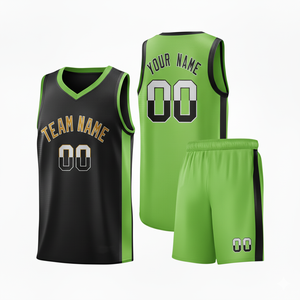 Basketball Jersey Set Custom Logo Name Number Team Uniform Youth School College University Gym - Product Image 4
