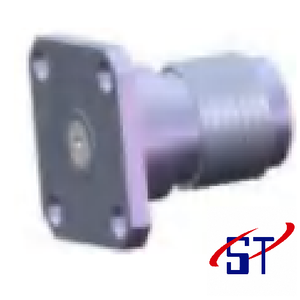 Connecteurs isolants microbande RF série TNCA, type N femelle, remplaçables sur site, à montage sur bride 4 trous, 50 ohms, DC à 18 GHz - Product Image 3
