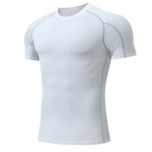 Custom Workout <b>Compression</b> T <b>Shirt</b> Manufacturer Gym Performance Clothing Quick Dry Polyester Spandex OEM ODM Factory Direct - Product Image 3