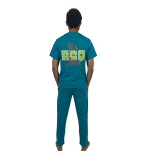 Ensemble T-shirt et pantalon respirant pour homme – Vente en gros – T-shirt à manches courtes et pantalon durables - Product Image 5