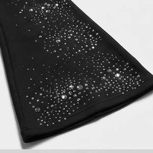 Survêtements d'hiver à capuche pour hommes, les plus vendus, avec strass, à prix abordables, logo brodé personnalisé, effet délavé à l'acide - Product Image 4