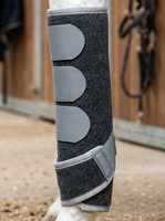 HM GLOBAL Equestrian - Botas de Viaje para Caballos de Primera Calidad, Personalizables, Ligeras, Acolchadas de Neopreno, con Tela de Bucle de 4 Vías