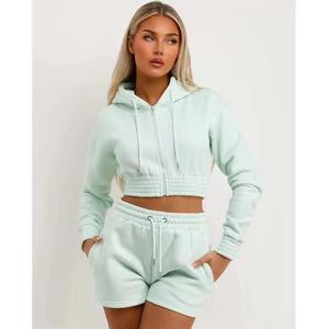 Ensemble crop top et pantalon taille haute 2025 – Nouveauté Sportswear ample - Product Image 1