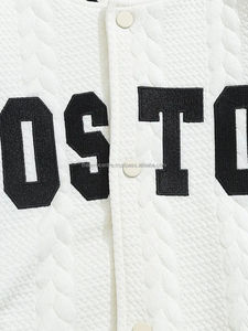 Chaqueta de béisbol de lana unisex para hombre con capucha chaqueta de tela de lona de satén de invierno estilo acolchado Letterman para hombre - Product Image 3