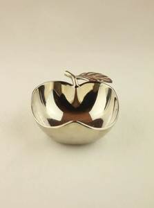 Silver Plated Metal <b>Bowl</b> Spoon Set Handcrafted Shiny Serving <b>Bowl</b> Set For Home Hotel Living Room Table Decor - Product Image 3