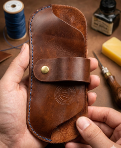 Estuche de Gafas de Sol de Cuero Suave, Clip para Gafas, Bolsa de Almacenamiento para Gafas, Accesorios para Gafas - Product Image 1