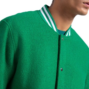 High Quality Custom Logo Unisex Varsity Jacket 2025 Canvas Waterproof Breathable Vintage Design - Product Image 2