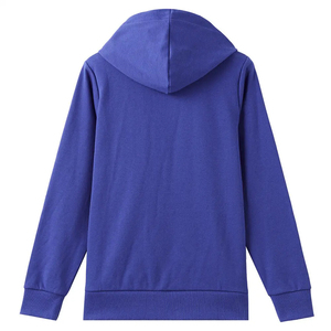 <b>Women's</b> Solid <b>Blue</b> Long Sleeve Sweatshirt Casual Fleece Pullover Top Plain Dyed Knitted <b>Hoodie</b> Custom logo <b>women</b> <b>hoodie</b> - Product Image 2