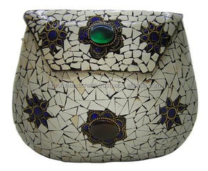 Luxury Crafts Women's Evening Bag Clutch Mosaic Lady Chain Shoulder Cross Body <b>Handbag</b> Purse Low Price Luxury <b>Boxed</b> Accessories - Product Image 6