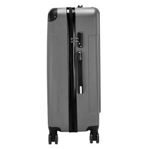 Valigia Trolley 3-in-1 in ABS PC Grigio Scuro, Elegante Set di Valigie da 20, 24, 28 Pollici con Serratura TSA, Leggera e alla Moda - Product Image 6