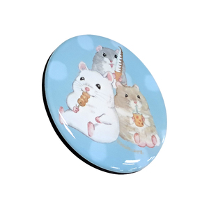 Imán de Resina con Forma de Hámster para Refrigerador – Adhesivo Magnético Redondo para Cocina, Oficina y Regalos Decorativos - Product Image 3