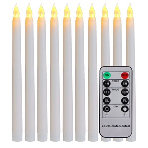 TOOWIN 10-Key Remote Control Long Candle Decoration, Electronic Led Birthday And Wedding Decoration - Product Image 1
