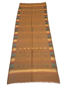 Écharpe en laine tissée à carreaux pour femme, usage quotidien, style ethnique, couleur unie, respirante, avec franges, design chaud, Inde Pakistan - Product Image 4