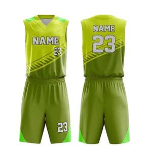 Maillot sans manches et short, impression par sublimation, vente chaude, uniforme de basket-ball de haute qualité en gros pour adultes et enfants - Product Image 6
