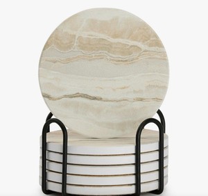 Juego de Posavasos de Mármol Moderno, Sencillo, Ecológico, Lavable, de Lujo, Accesorios de Barra para Mesa, Decoración del Hogar, Recuerdos para Cócteles - Product Image 2