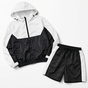 Conjunto Deportivo para Hombre 2026, Chaqueta con Capucha y Pantalones Transpirables, Ligeros, para Otoño, Running, Gimnasio y Entrenamiento - Product Image 1
