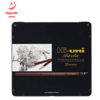 Meilleurs crayons japonais bon marché, fournitures scolaires de haute qualité, ensemble de papeterie, mine noire, crayons en bois pour dessin et croquis