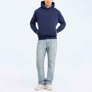 Sweat à capuche épais pour homme en mélange de coton 100 % molletonné, basiques de haute qualité pour l'hiver, imprimé sur mesure par méthode d'impression numérique - Product Image 5
