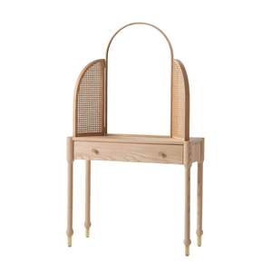 Bureau de maquillage en bois naturel massif, vente en gros, usine du Vietnam, prix compétitifs, OEM ODM acceptés - Product Image 3