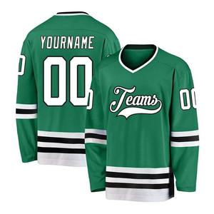 Maillots de hockey sur glace personnalisés en gros - Maillots d'équipe professionnels de haute qualité 100% polyester respirant - Product Image 1