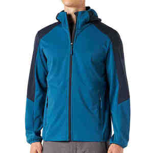 Hot Sales Custom Men <b>Waterproof</b> Softshell <b>Jacket</b> Designed for Outdoor Sports, with Reflective Tapes for Visibility - Product Image 1