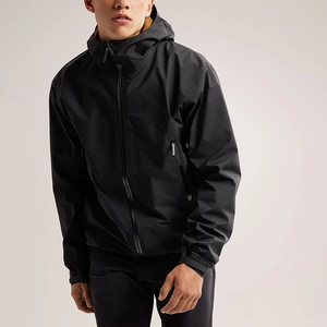 Veste coupe-vent matelassée en patchwork 100% polyester, respirante, style streetwear, pour la saison hivernale - Product Image 1
