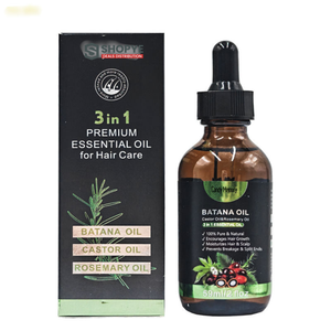 Aceite Capilar Orgánico 3 en 1 en Oferta, Aceite de Batana, Ricino y Romero, Anticaída del Cabello, Acondicionamiento Profundo, Crecimiento Natural, Nutrición para Hombres - Product Image 3