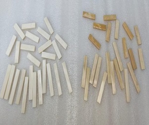 Ébauches de nut et de selle de guitare en os de buffle écologiques ILAHI, polies, carrées, de haute qualité - Product Image 1