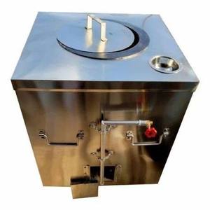 Four à tandoor électrique et à gaz en acier inoxydable FireHorizon avec nettoyage facile - Product Image 4