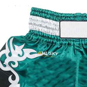 Pantalones Cortos Deportivos HUSKY para Hombre, Color Azul Marino Sólido, Tejido Satinado, Cintura Media Elástica, Secado Rápido, 100% Poliéster - Product Image 4