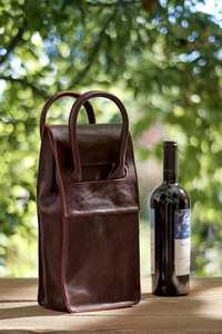 Funda Protectora para Botellas de Vino Imra Impex, Elegante y Duradera, de Cuero Genuino, 20-36L, con Asa, Impermeable, a Prueba de Polvo, Personalizable - Product Image 6