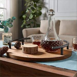 Custom Logo Wooden Tray Rectangle Solid Wood Serving Board for Hotel Restaurant and Home At Best Price - Product Image 5