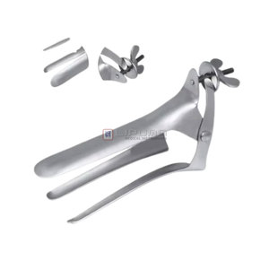 Espéculo Vaginal de Acero Inoxidable de 3 Hojas, Certificado MOL, para Uso Bovino y Equino, Polansky de 17 Pulgadas, Instrumentos Veterinarios Manuales - Product Image 1