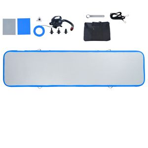 Tappetino Gonfiabile per Ginnastica da 4 Pollici di Spessore con Pompa Elettrica, Tappeto per Allenamento Tumble Track, Accessori per Attrezzature Ginniche - Product Image 1