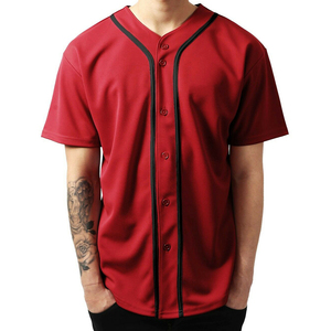 Camiseta de Béisbol de Primera Calidad, Ligera, Transpirable, de Secado Rápido, Antibacteriana, Totalmente Personalizable, con el Último Diseño - Product Image 1