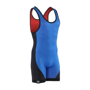 Combinaison de lutte personnalisée pour hommes - Tissu nylon/acrylique 240g Wegsy Sports Hk-0924 Service OEM - Product Image 1