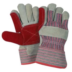 Guantes de Trabajo de Cuero Dividido de Primera Calidad con Protección Reflectante para la Palma de la Mano, Ropa Industrial de Seguridad para Montadores Canadienses - Product Image 6