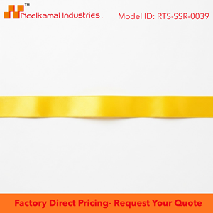 Yellow 25mm Single Face Satin Ribbon Supplier 5 Rolls x 8 Meter Pack for Gift <b>Boxes</b> Floral Displays <b>Wedding</b> Presentation Styling - Product Image 6