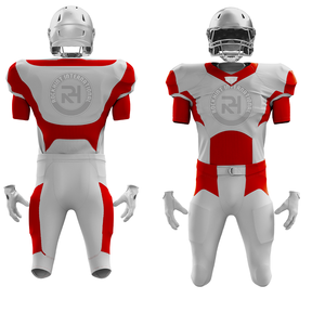 Uniforme de football américain en polyester de haute qualité, matériau léger et résistant, idéal pour les entraînements, les matchs et les tenues d'équipe - Product Image 3