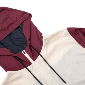 Chaqueta Cortavientos Acolchada con Capucha y Bloques de Color para Hombre, con Cierre de Cremallera, Estilo Casual para Otoño, con Bolsillo Frontal, Corte Regular - Product Image 5