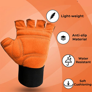 Nouvelle conception, prix raisonnable, faible MOQ, gants de musculation légers et respirants en néoprène, gants de sport personnalisés de haute qualité - Product Image 4