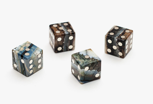Ensemble de dés en résine et bois fait main de qualité supérieure, dés de jeu en bois et résine de luxe, dés artisanaux en résine et bois - Product Image 3