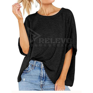T-shirt Homme Oversize à Manches Courtes Col Rond Décontracté Tricoté 100% Coton Coupe Ample Teint Uni Confortable pour l'Entraînement Logo Avant 320g - Product Image 6