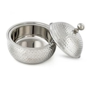 Classic Stainless Steel Casserole Eco-Friendly for Storing Serving Chapati Rice Pulav Biryani Sabji Dal Curry Roti Paratha Puri - Product Image 1