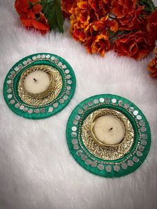 Lotus Tea Light Holder Potli Bag Ecológico Festivo Pooja Favor Diwali Boda Inauguración DE LA CASA Regalo de devolución corporativo Navidad - Product Image 5